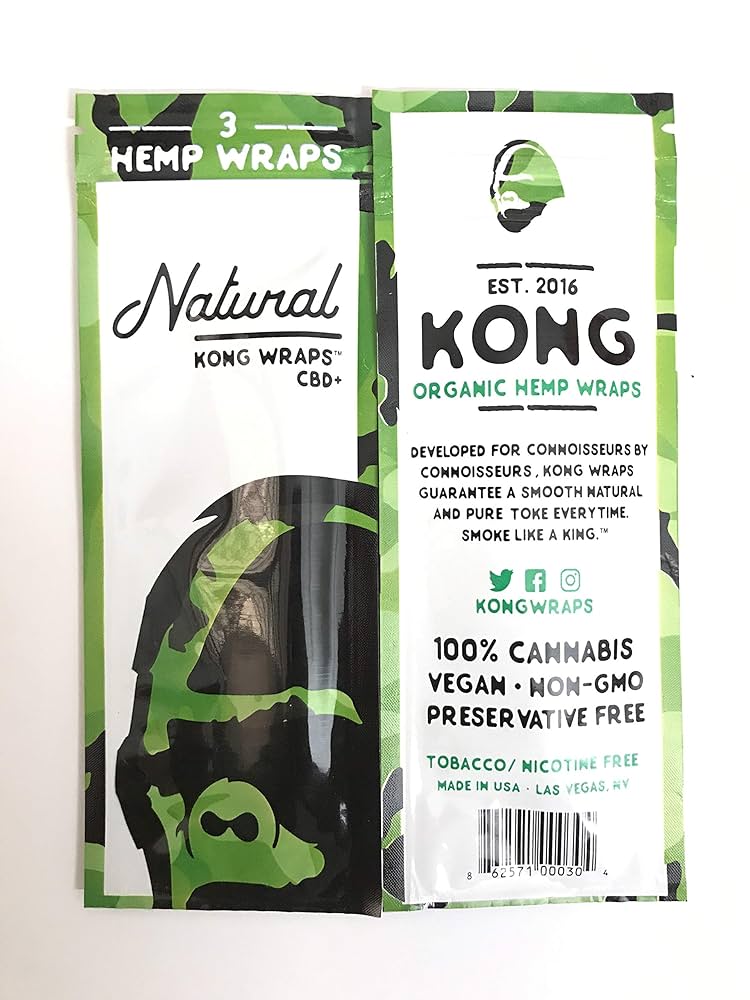 Kong Organic Hemp Wraps