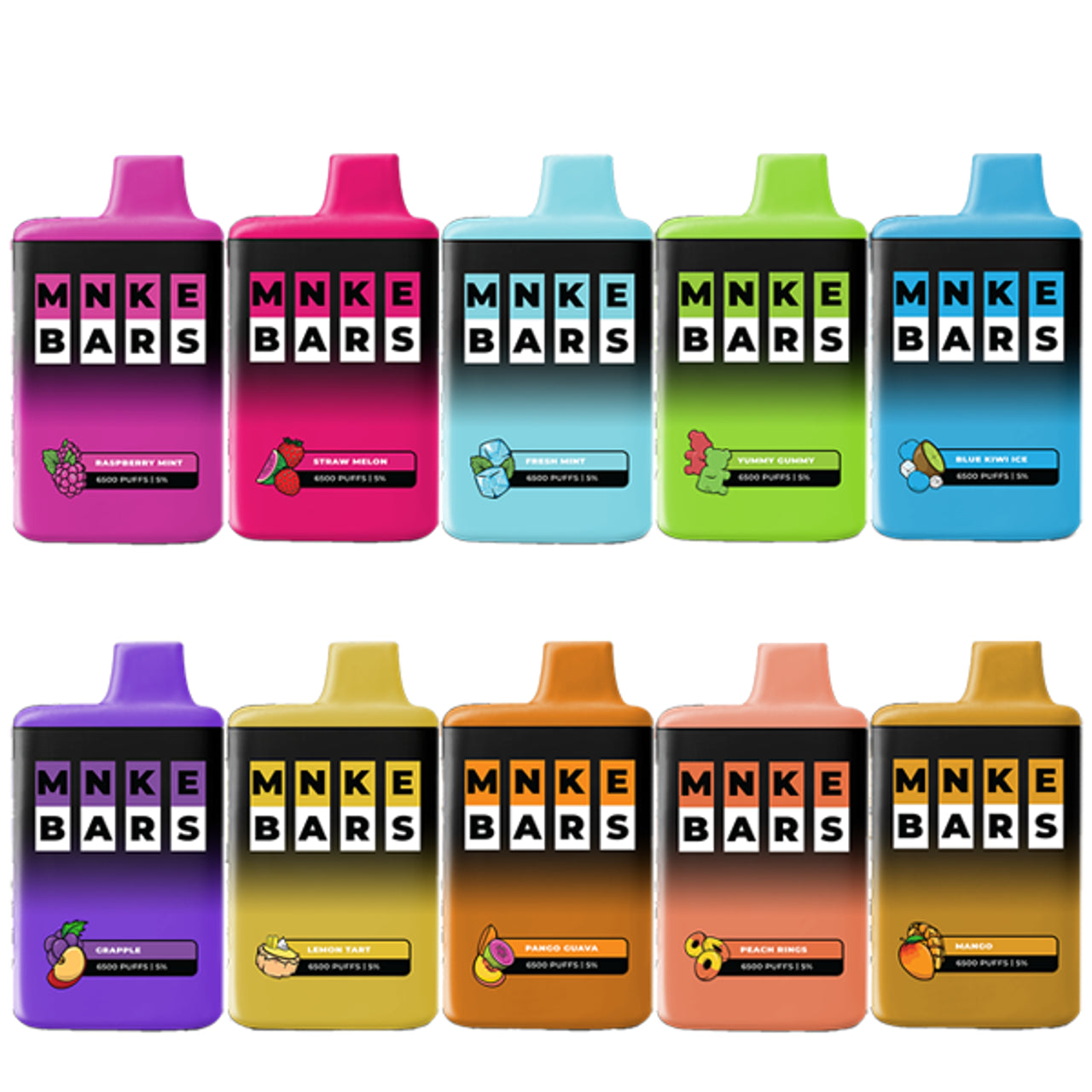 MNKE Bars Vape-6500 Puffs